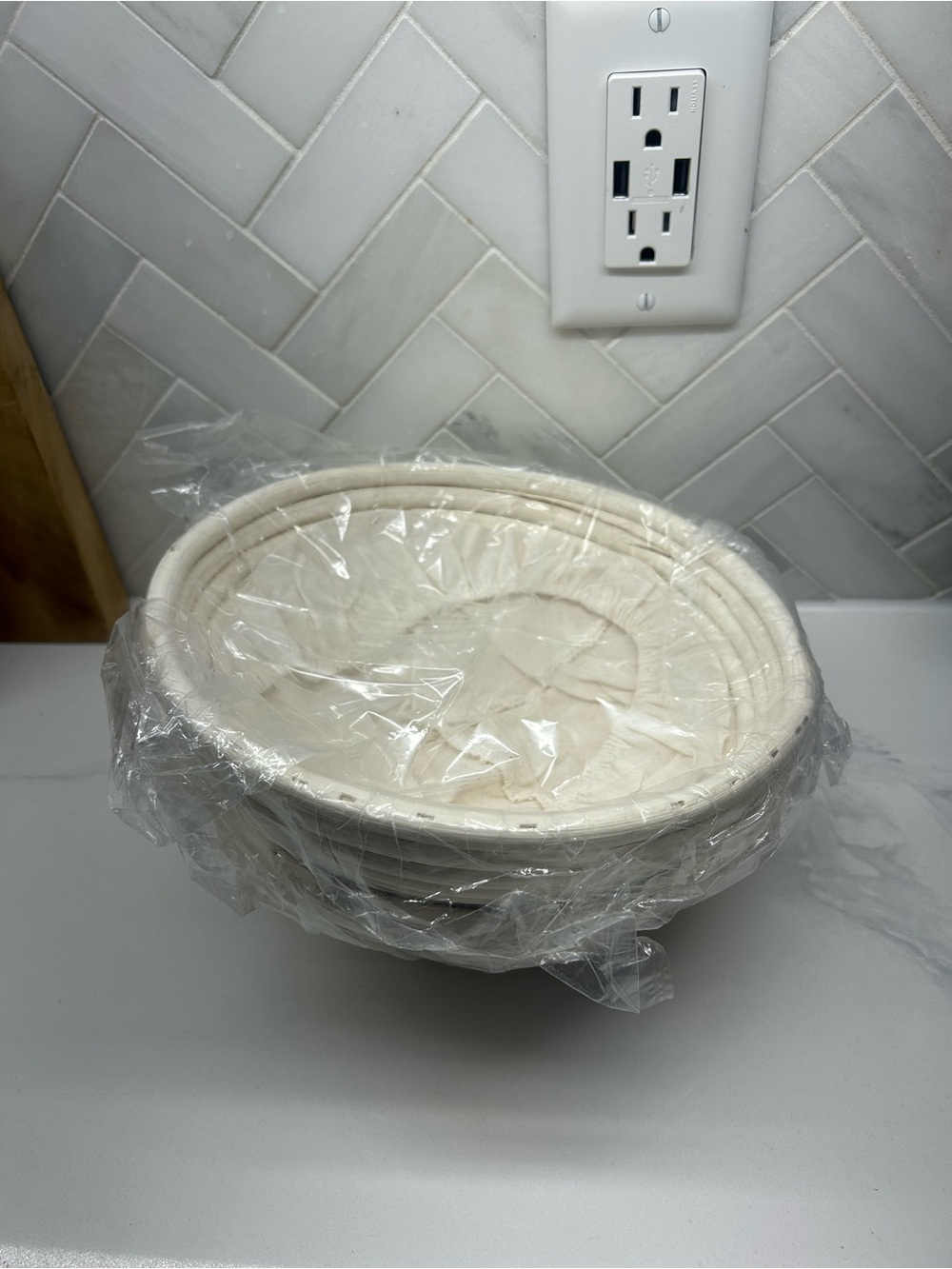 Round Natural Banneton Proofing Basket - Set of 2